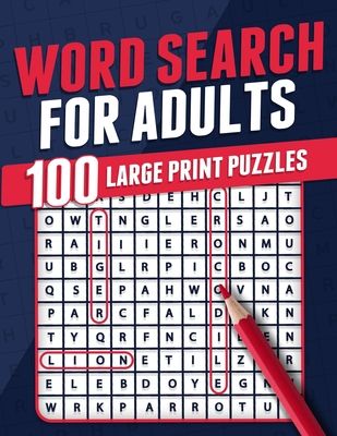 word search for adults 100 large print puzzles