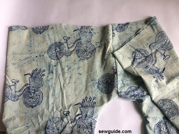 an old pair of shorts with bicycles on them