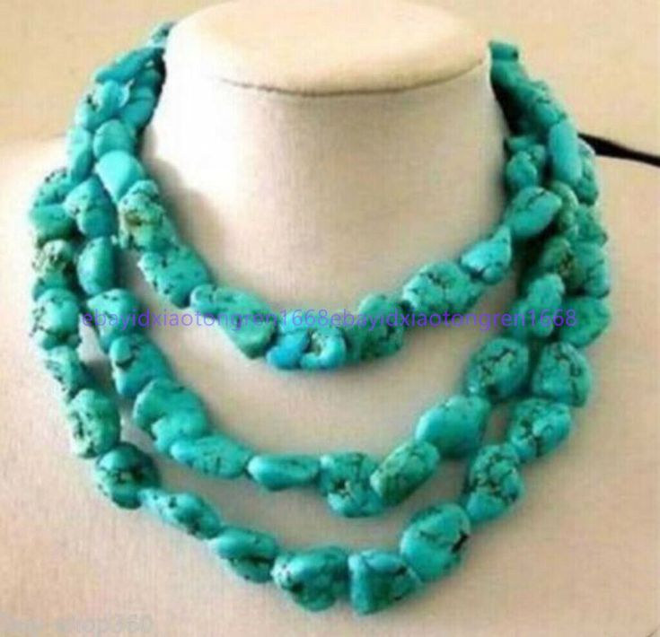 Store Categories Store Categories Other 10x14mm Natural Irregular Turquoise Lump Gems Beads Necklaces Long 54 Inch Product Description Item Description: Size : 10x14mm Quantity:  1 Pcs Length: 54" Condition: New If you want to buy more , please contact us . Thanks ! &&&&: Sale the items does not include box.   Payment We accept only PayPal payment. A non-payment dispute will be opened if full payment is not received after 14 days of auction. Delivery details Item will be shipped within one working day after full payment is received. You should receive item within 25-30 days. Normally delivery time is about 25-30 working days. To get the shipping invoice, Just simply wait until all of the auctions have ended, and complete the checkout from the most recent Email or any auction page after you Charm Pendant Necklace, Necklace Size, The Ship, Green Turquoise, Style Necklace, Beads Necklace, Fashion Jewelry Necklaces, Necklace Sizes, Blue Turquoise