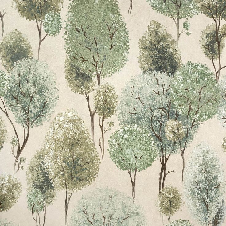 Sample Tilia Wallpaper in Sage Greyish Spare Bedroom Office, Dream Environment, Trees Wallpaper, A N Wallpaper, Nothing New, A Wallpaper, Tree Wallpaper, Gold Wallpaper, Tree Drawing