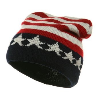 Beanie Blue Weave, Women Hats Fashion, Knit Beanie Hat, Womens Tie, Pom Pom Hat, Beautiful Hats, Red And White Stripes, Usa Flag, Beanie Hat