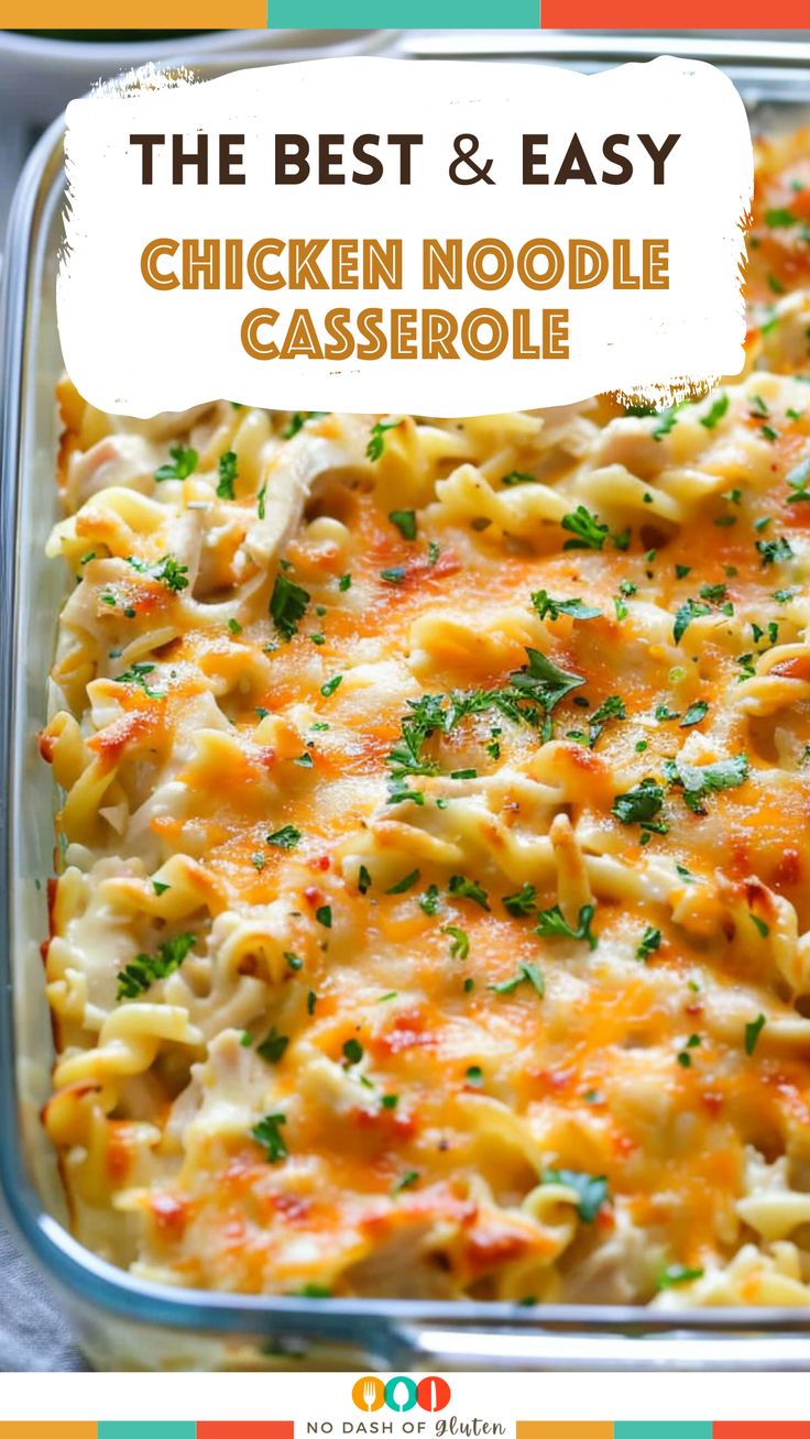 Chicken Noodle Casserole Chicken Egg Noodle Casserole, Easy Chicken Noodle Casserole, Egg Noodle Casserole, Chicken And Egg Noodles, Chicken Noodle Casserole Recipe, Egg Noodle Recipes, Noodle Casserole Recipes, Comforting Dinner, Chicken Noodle Casserole