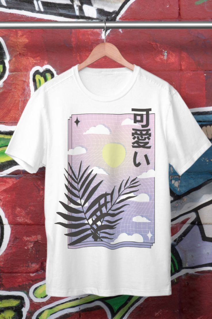 Retro Front Print T-shirt For Streetwear, Retro Soft-washed T-shirt For Streetwear, Vaporwave Anime, Affordable Retro T-shirt With Anime Print, 90s Anime Print Short Sleeve T-shirt, Retro Vaporwave, Oversize Tshirt, Vaporwave Shirt, Vaporwave Art