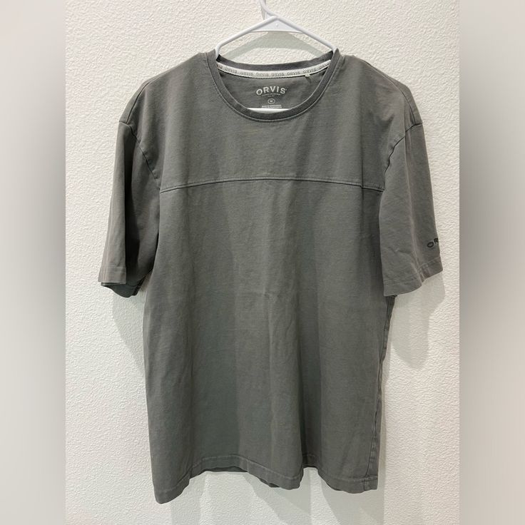 Amazing Condition Never Worn No Flaws Sage Green Color Very Soft Casual Tan Cotton Shirt, Tan Short Sleeve Casual Shirt, Orvis Fly Fishing, Sage Green Color, Mens Sherpa, Pocket Tee Shirts, Mens Henley, Fish Man, Fishing Shirts