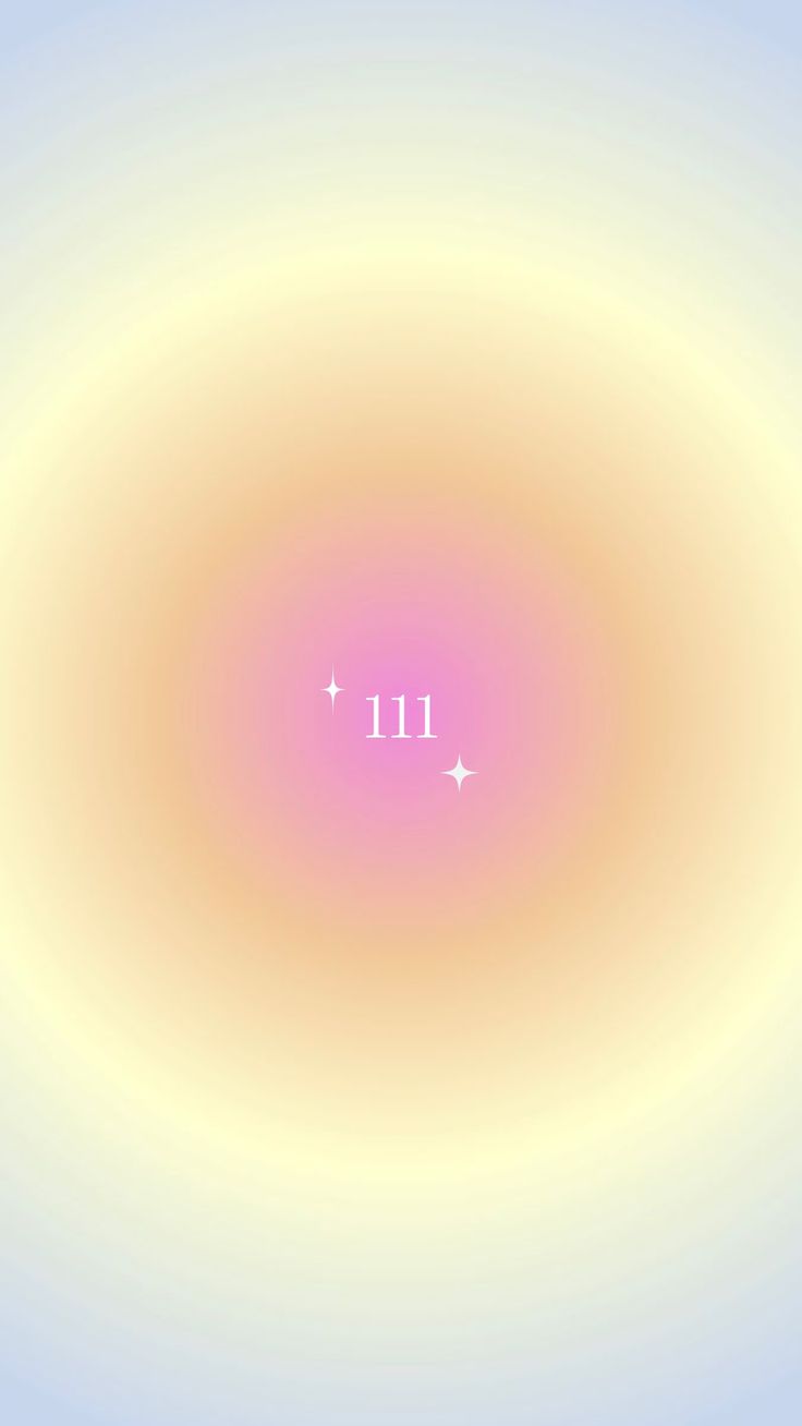 an orange and pink circle with the number 11 in it's center on a light blue background