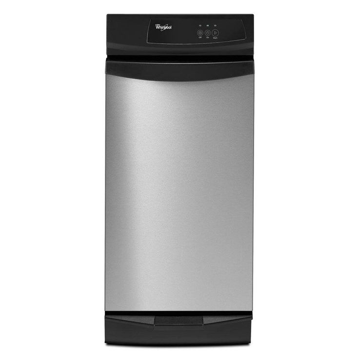 a stainless steel dishwasher on a white background