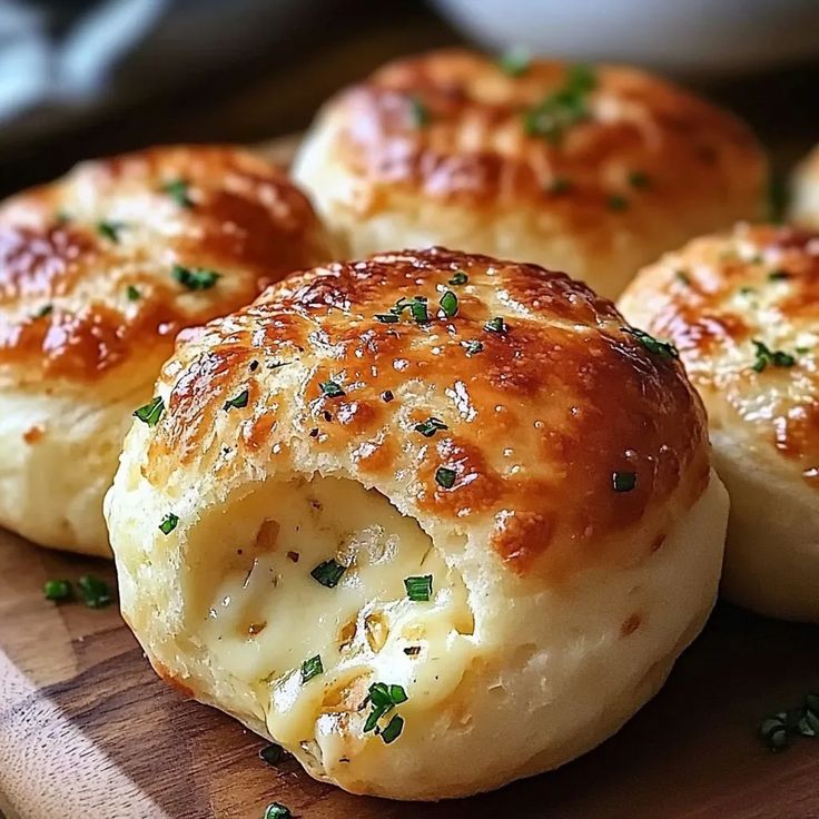 some food that is sitting on a cutting board