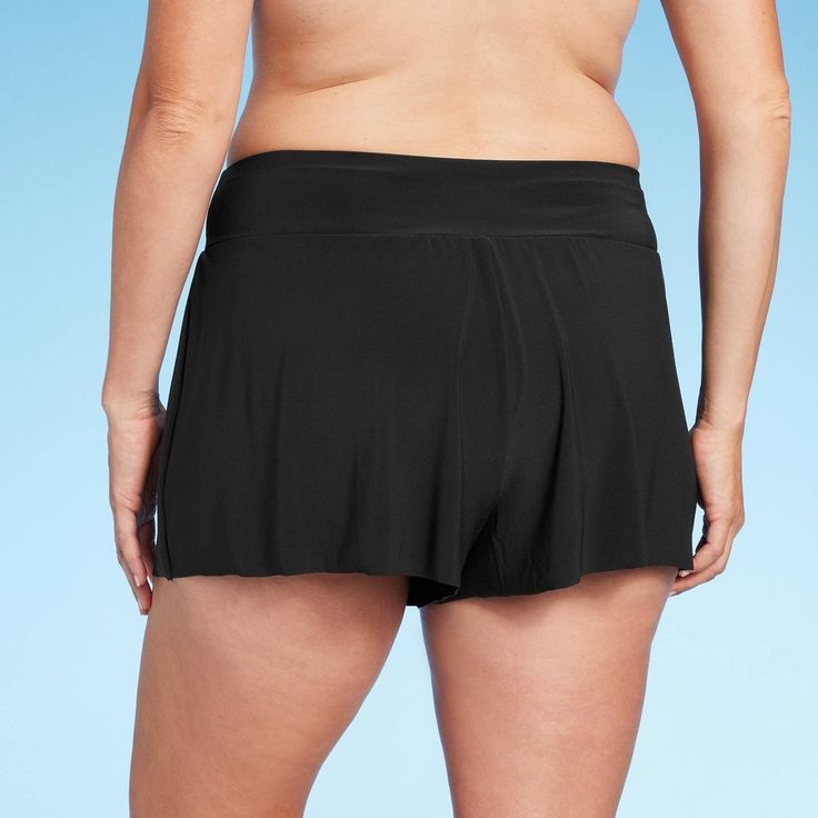 Hit the beach or pool in cool style with these Swim Shorts from Aqua Green®. Made from a stretchy fabric with soft lining, these swim shorts offer a comfortable fit while you swim or just soak up the sun, and the UPF 50+ rating protects you from harmful rays both in and out of the water. The swim shorts feature side vents to keep you in cool comfort, and they have a full elastic waistband that stays put throughout your waterside adventures. Round out your look with any solid or printed tankini o Stretch Swim Trunks For Beachwear, Beach Season Swimwear With Built-in Shorts, Beachy Swim Shorts For Swimming, Lightweight Casual Swimwear For Swimming, Summer Bottoms For Swimming On Vacation, Beachy Stretch Swim Dress For Poolside, Go-dry Bottoms For Beach, Lightweight Casual Swimwear, Summer Athleisure Bottoms With Short Inseam