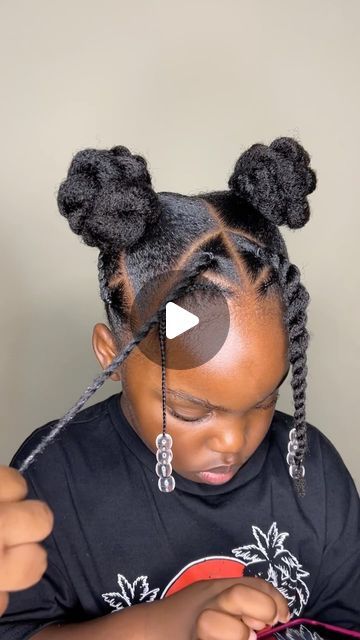 33K likes, 389 comments - kelsgorgeous on March 26, 2024: "Hey guys watch me style Kel’s hair with @_kaleidokids Their new kids line left her hair feeling soft and moisturized and lot at that shine!😍 . . Text KELS to 32687 for 15% off your first purchase ✨ . . #blackgirlmagic #4c #naturalbeauty #4chair #haircare". Slick Back Bun Afro Hair, Natural Hair Styles With Braids Kids, How To Style Natural Hair For Kids, Kids Cute Hairstyles Daughters, Puff Ball Hairstyle Natural Hair Kids, Easy Hairstyles Little Kids, Picture Day Hairstyles Black Kids, Natural Kids Hairstyles Black, Hairstyle For Kids With Short Hair