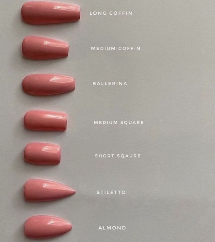 Nail Extensions Shapes, Gel Nails Shape, Acrylic Nail Shapes, Soft Gel Nails, Basic Nails, Simple Acrylic Nails, Casual Nails, Vacation Nails, Beach Nails