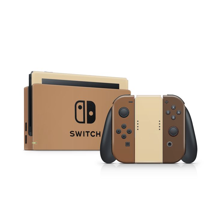 the nintendo switch is in its box and ready to be used as a game console