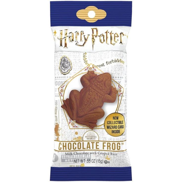 harry potter chocolate frog shaped treat bag