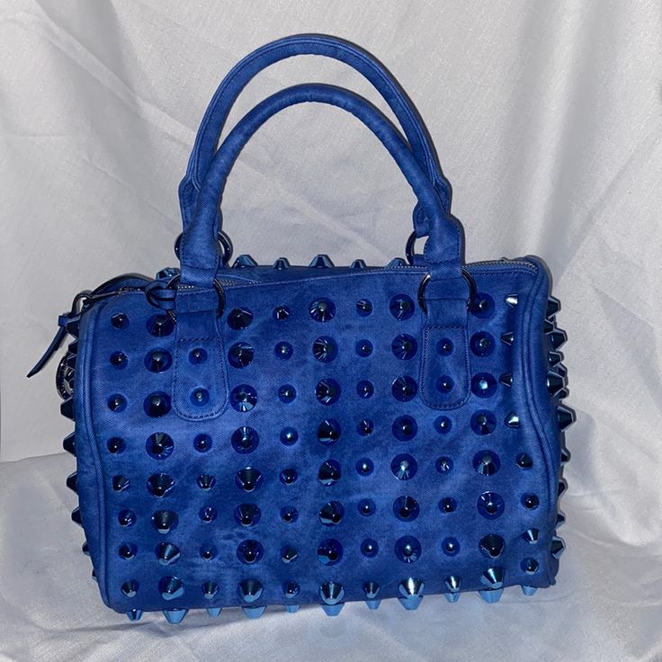 Never Worn Blue Bags, Blue And Silver, Color Blue, Bag Lady, Handbags, Silver, Women Shopping, Blue, Color