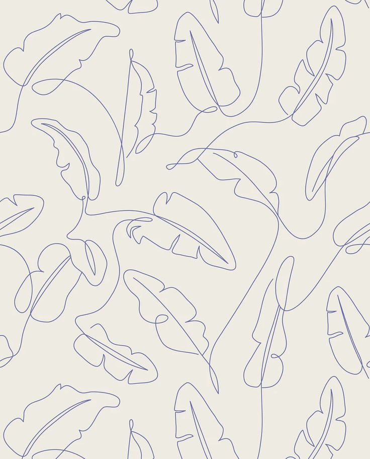 a drawing of many different shapes on a white background with blue marker marks in the middle