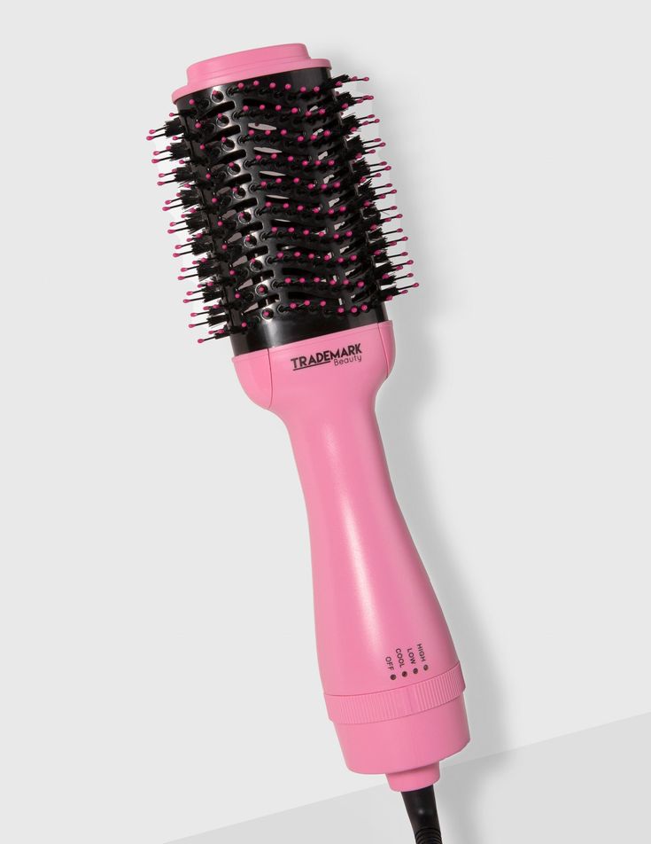 The Easy Blo Dryer is your one-step hair dryer and volumizer! Our award-winning revolutionary styling tool has the power of a blow dryer and the structure of a volumizing and smoothing brush. The mixed bristles allow you to detangle and smooth in a single step, while the oval brush and rounded edges create perfectly tousled blowouts. Perfect for all lengths and textures, the ION generator and ceramic coating help dry hair from the inside out – think less time and, most importantly, less damage! Flawless Beauty Hair Dryer, Bedt Blowout Tools, Blow Out Hair Tool, Smoothing Brush, One Step Hair Dryer, Perfect Blowout, Oval Brush, Celebrity Hair Stylist, Blow Dryer