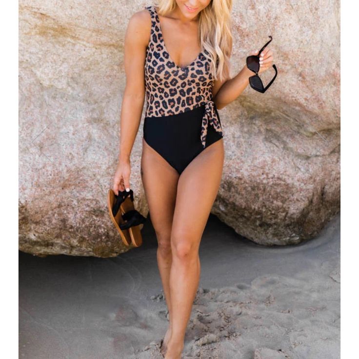 Just Doesn’t Fit Me Correctly! Casual Brown Swimwear For Vacation, Casual Brown Swimwear For Beach Season, Trendy Brown Swimwear, Chic Brown Swimwear For Beach Season, Caitlin Covington, Barefoot In The Park, Swimsuits 2020, Brown One Piece, Green One Piece Swimsuit