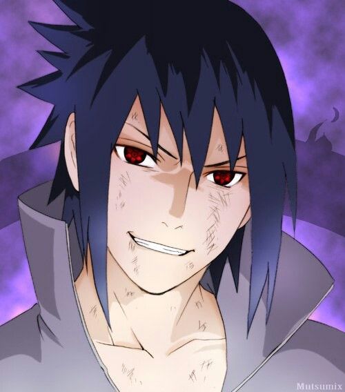 an anime character with blue hair and red eyes looking at the camera while wearing a hoodie