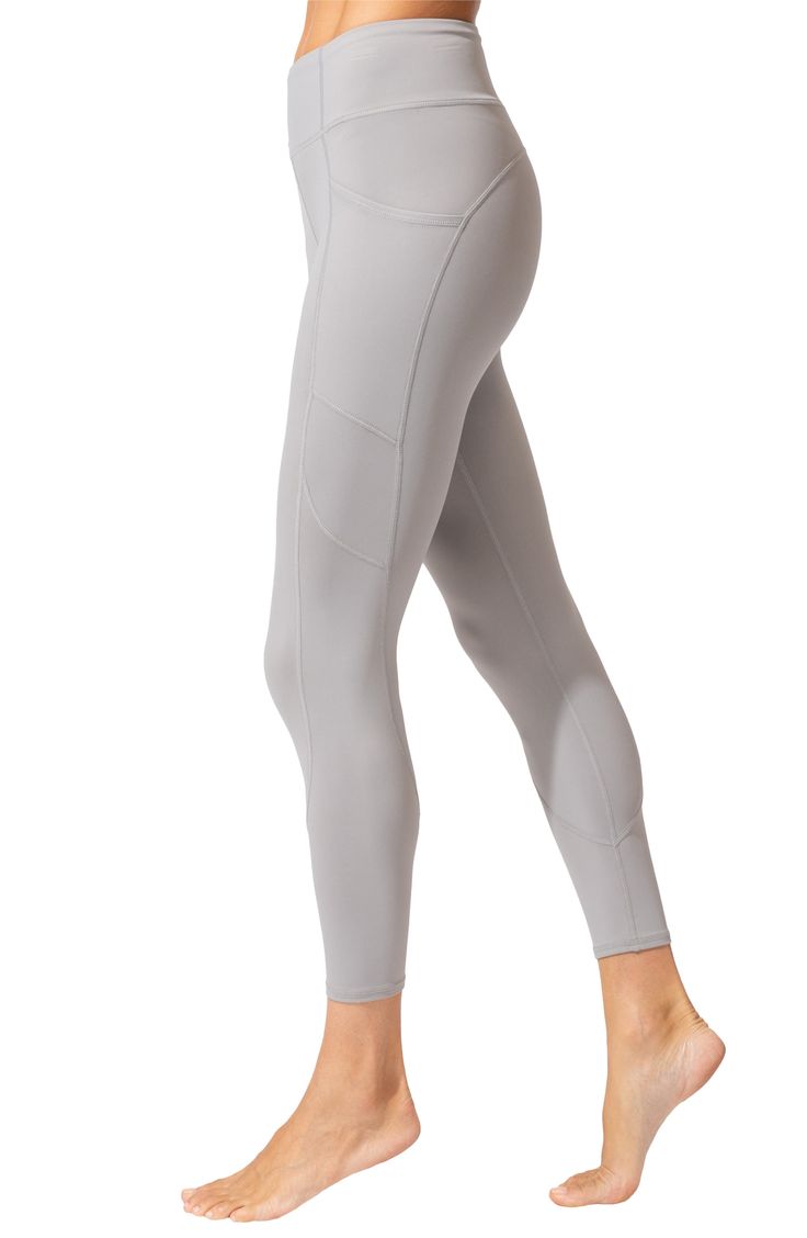 Work up a sweat in high-rise leggings designed with plenty of stretch and handy side pockets to carry your essentials when you leave the house. Elastic waist Side pockets 77% recycled polyester, 23% spandex Machine wash, tumble dry Imported This product meets Nordstrom Sustainably Sourced Materials criteria: contains at least 50% sustainably sourced materials Functional Full-length Tights With Pockets, Casual Leggings With Side Pockets And 4-way Stretch, Full Length 4-way Stretch Leggings With Pockets, Full Length Leggings With Pockets And 4-way Stretch, Versatile Comfort Stretch Yoga Pants With Side Pockets, Compressive Leggings With Functional Pockets, Mid-rise Comfort Stretch Activewear With Pockets, High Waist Comfort Stretch Activewear With Pockets, Fitted Athleisure Activewear With Functional Pockets