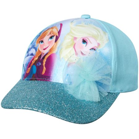 With an eye-catching glitter tulle pom on the peak, this beautiful baseball cap is a surefire way to bring out your little girls inner princess. Featuring four adventurous princesses, Rapunzel, Ariel Cinderella and Belle, and a shiny glittery brim, this hat is an eye-catching addition to any princess' wardrobe. Designed for little girls aged 4-7, this one-size cap features easy-to-use Velcro closure for an adjustable fit. The durable, easy-care cotton twill fabric provides breathable comfort and Princess Wardrobe, Tulle Poms, Anna Disney, Kids Baseball Caps, Cap Girl, Pink Color Schemes, Frozen Elsa And Anna, Disney Favorites, Kids Baseball