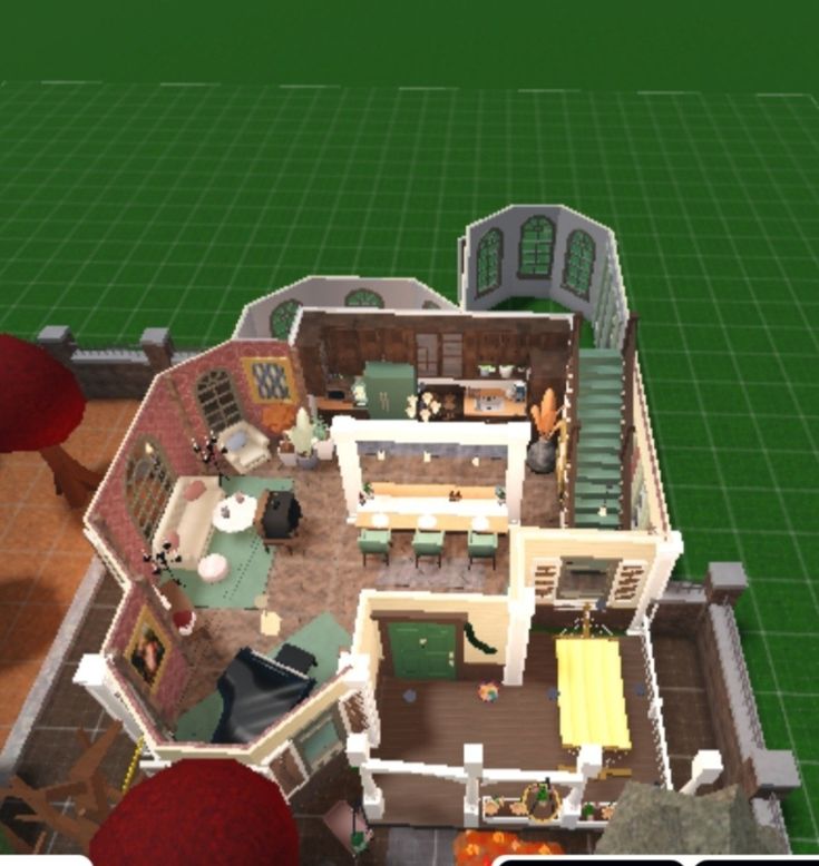 Bloxburg 70s House, Halloween House Layout, Bloxburg Haunted House Layout, Halloween Bloxburg Houses Layout, Bloxburg Halloween House Layout, Haunted House Bloxburg, Bloxburg Haunted House, Bloxburg Halloween House, Autumn Bloxburg