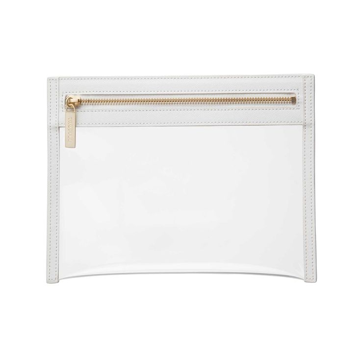 Clarity Clutch Small - Small Clutch Purse & Flat Makeup Bag | Truffle Chic Clutch Pouch For On-the-go, On-the-go Laptop Sleeve Pouch Bag, Modern Rectangular Pouch For On-the-go, Chic Bags With Zipper Pouch For On-the-go, Elegant Cosmetic Bag With Zipper Closure For On-the-go, Rectangular Cases With Zipper Closure For On-the-go, Versatile Rectangular Case With Zipper Pocket, Versatile Rectangular Cases With Zipper Pocket, Modern Travel Accessories With Zipper Pocket