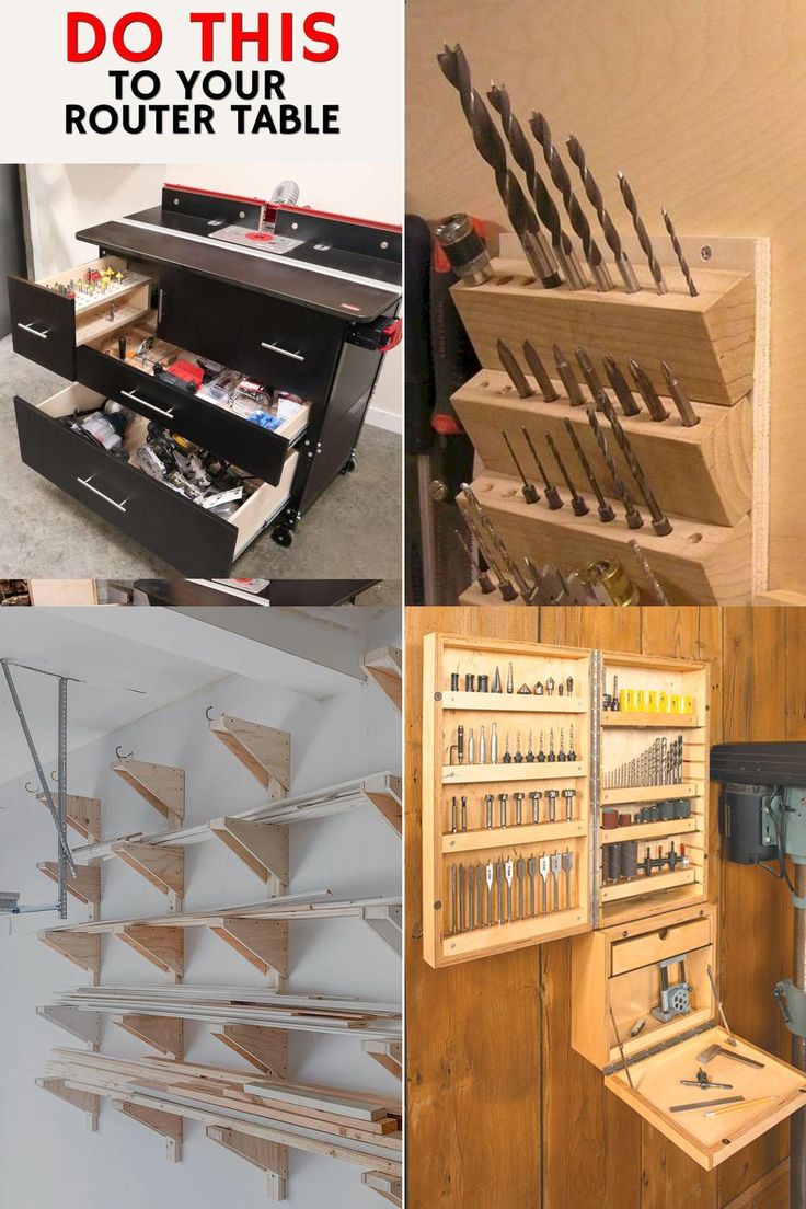 there are many different tools in this cabinet