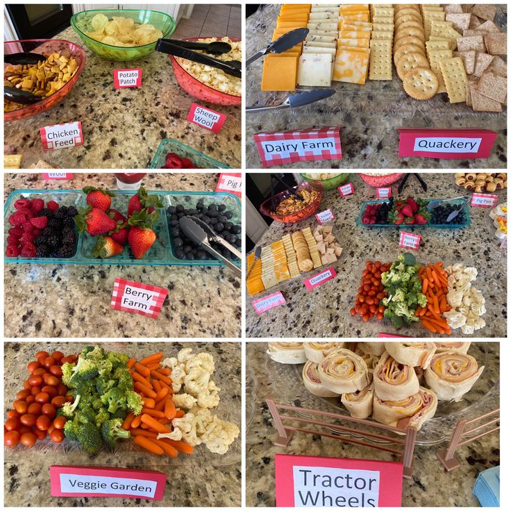 a variety of fruits and veggies on display