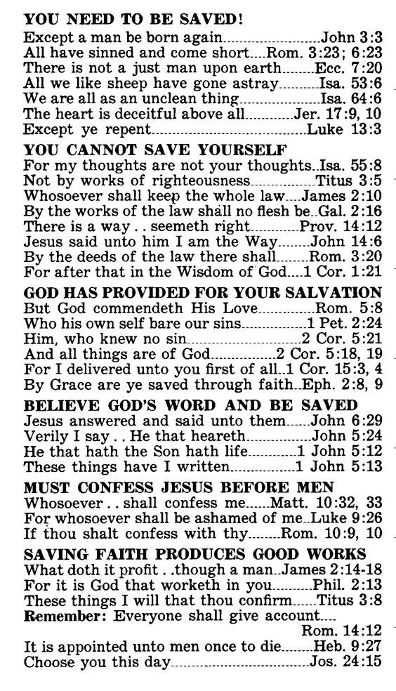 an old bible with the words you need to be saved