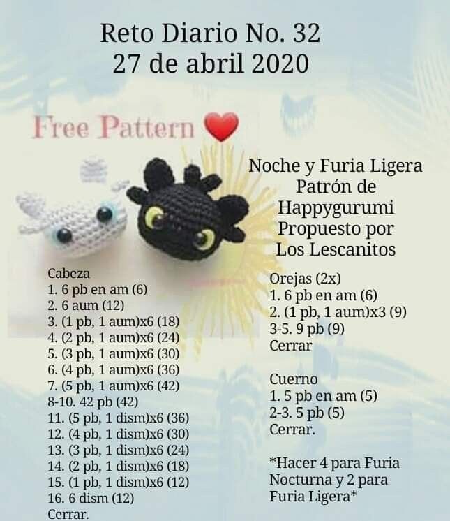 an advert with two crocheted animals on it's back and the words free pattern written in spanish