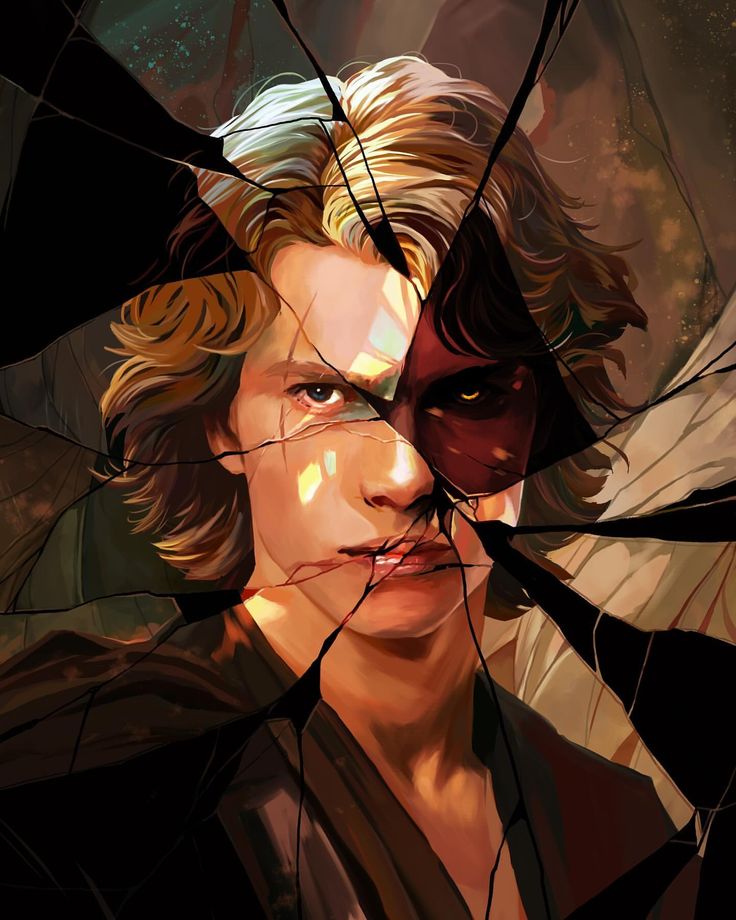 Samantha Dodge | #Starwars #anakinskywalker #jedi #darthvader | Instagram Star Wars Tattoo Anakin, Anakin Pfp, Anakin Aesthetic, Star Wars Aesthetic Wallpaper, Anakin Darth Vader, Star Wars Painting, Anakin Vader, Star Wars Background, Star Wars Love