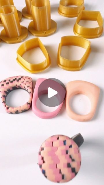 the video shows how to make polymer rings