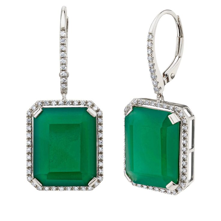 BOHO COLLECTION: The SHAY Green Onyx Portrait Earrings. Details: 18K Gold: 9.06gr White Diamonds: .48cts Green Onyx: 26.8cts Length: 30mm Pendant Size: 15 x 17mm Natural, untreated gemstones CONTACT us to further customize Product number: SE46 All products are made to order within 4 - 6 weeks. We offer complimentary international shipping & duties and 2 day shipping within the US. For estimated delivery lead times, please see our shipping guide in the footer. LIVE CHAT with one of our team n Elegant Green Onyx Earrings For Gift, Formal Green Onyx Gemstone Jewelry, Elegant Green Jewelry With Polished Finish, Luxury Green Onyx Gemstone Jewelry, Elegant Green Onyx Gemstone Jewelry, Green Polished Finish Evening Jewelry, Green Polished Evening Jewelry, Polished Green Jewelry For Evening, Green Polished Jewelry For Evening