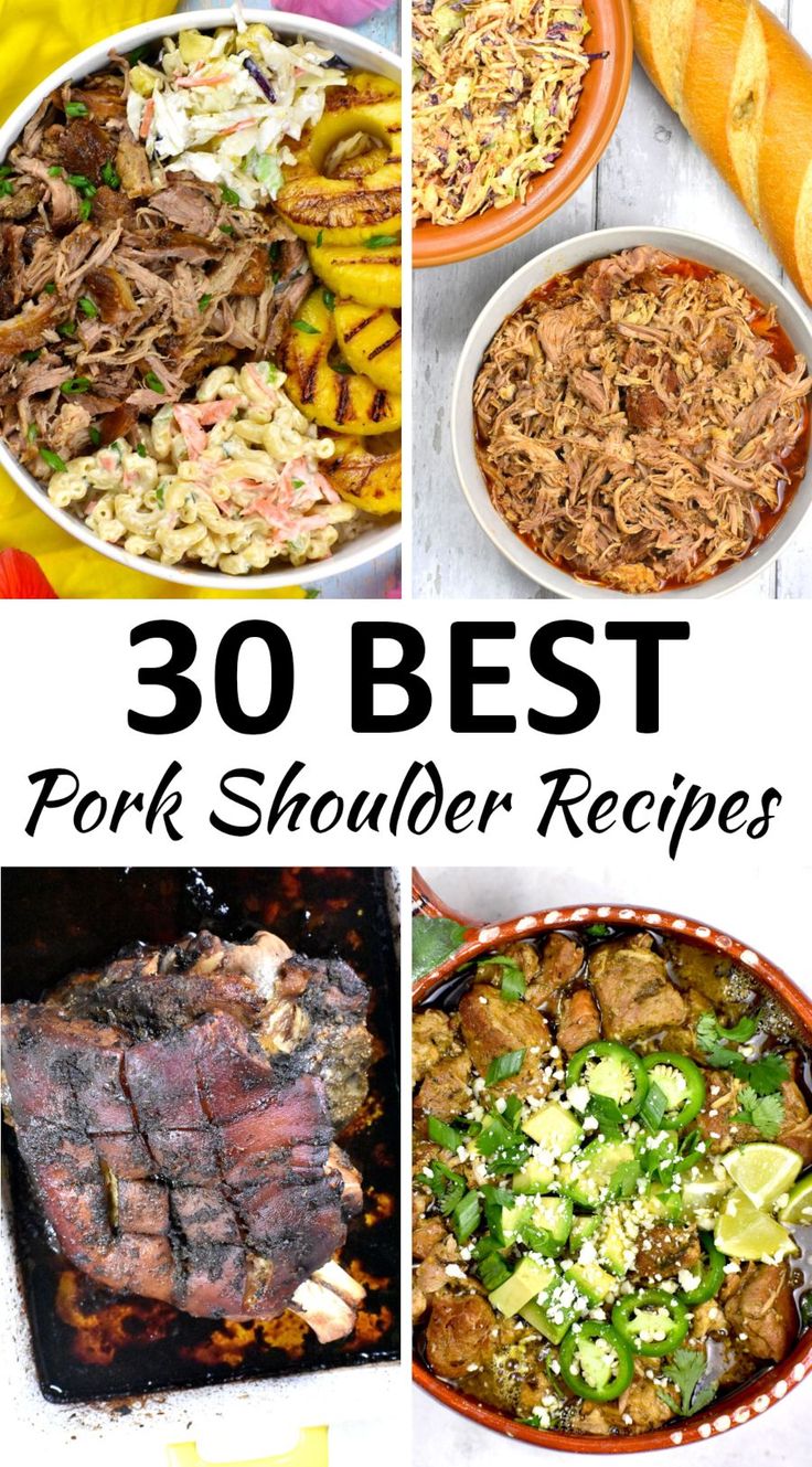 Pork Butts In The Crock Pot, Pork Chili Recipe, Pork Vindaloo, Recipes Using Pork, Braised Pork Shoulder, Smoked Pork Shoulder, Pork Shoulder Recipes, Pork Chili, Pulled Pork Tacos