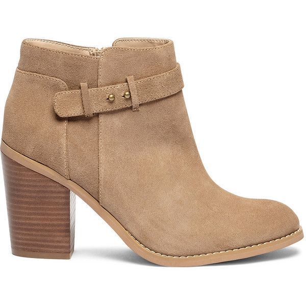 Sole Society Lyriq Heeled Ankle Bootie ($50) ❤ liked on Polyvore featuring shoes, boots, ankle booties, booties, coffee, bootie boots, short suede boots, chunky booties, suede bootie and high heel ankle boots Suede High Heel Boots, Short Heel Boots, Short Suede Boots, Chunky Heel Booties, Looks Country, Chunky Heel Ankle Boots, Shoes Boots Ankle, Chunky Heels Boots, Block Heel Ankle Boots