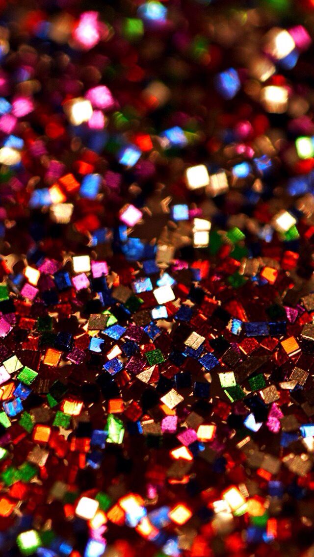 many different colored glitters are scattered on the ground in this close up shot,