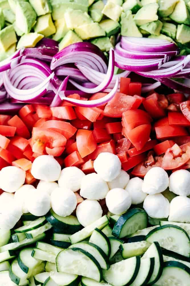 the vegetables are chopped up and ready to be cooked