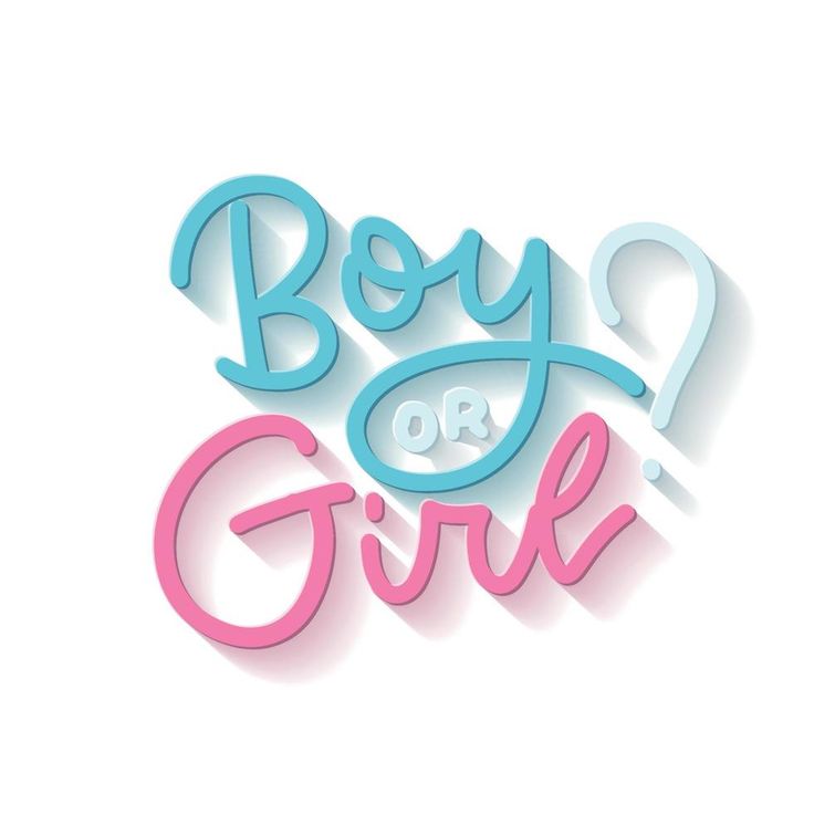 the words boy or girl are cut out of paper