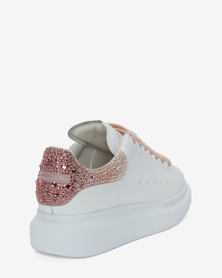 Pink Alexander Mcqueen, Rhinestone Outfit, Pink Suede Heels, Alexander Mcqueen Sneakers, Set Cover, Pink Suede, Footwear Design Women, Dream Shoes, Suede Heels