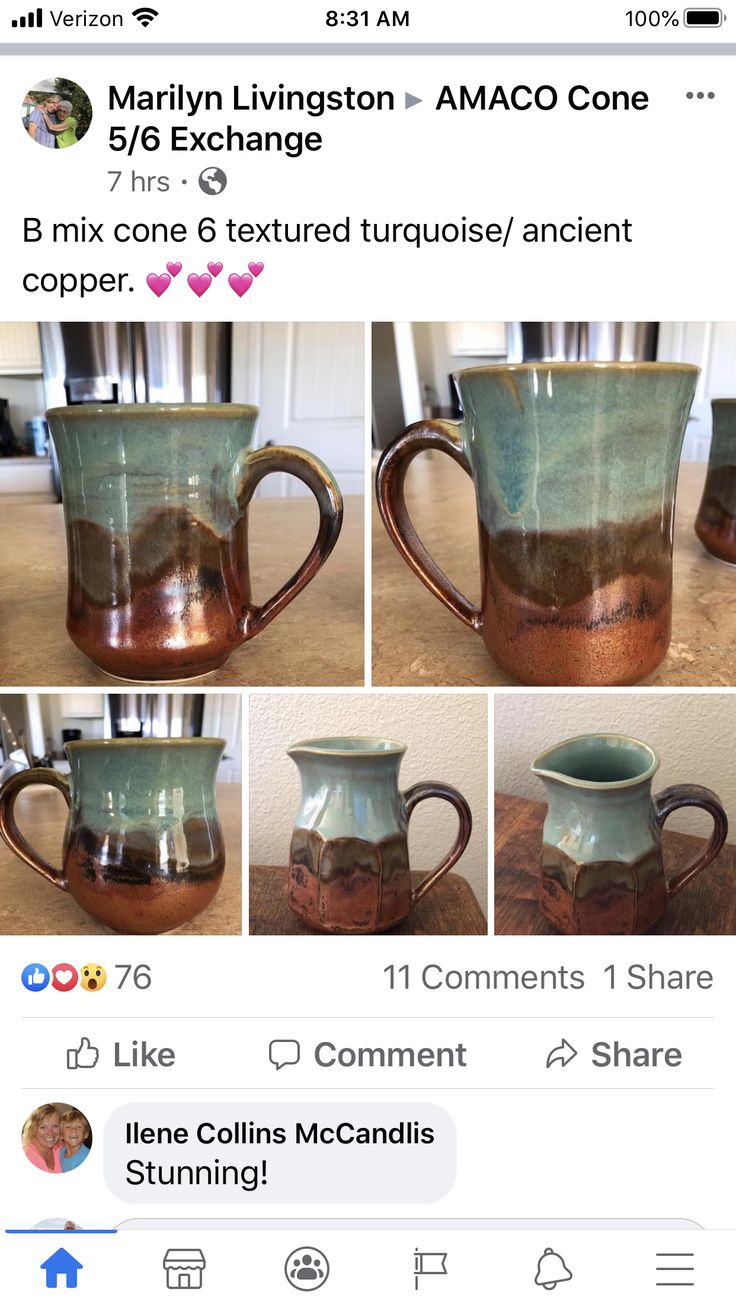 an instagramted photo of a coffee mug with different pictures and texting on it