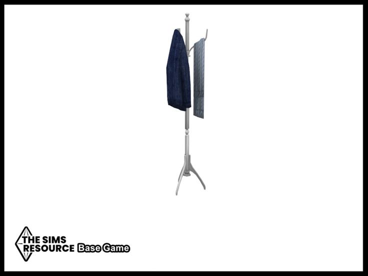 an ironing board with clothes hanging from it's sides and the words, the slims resource dead diamond