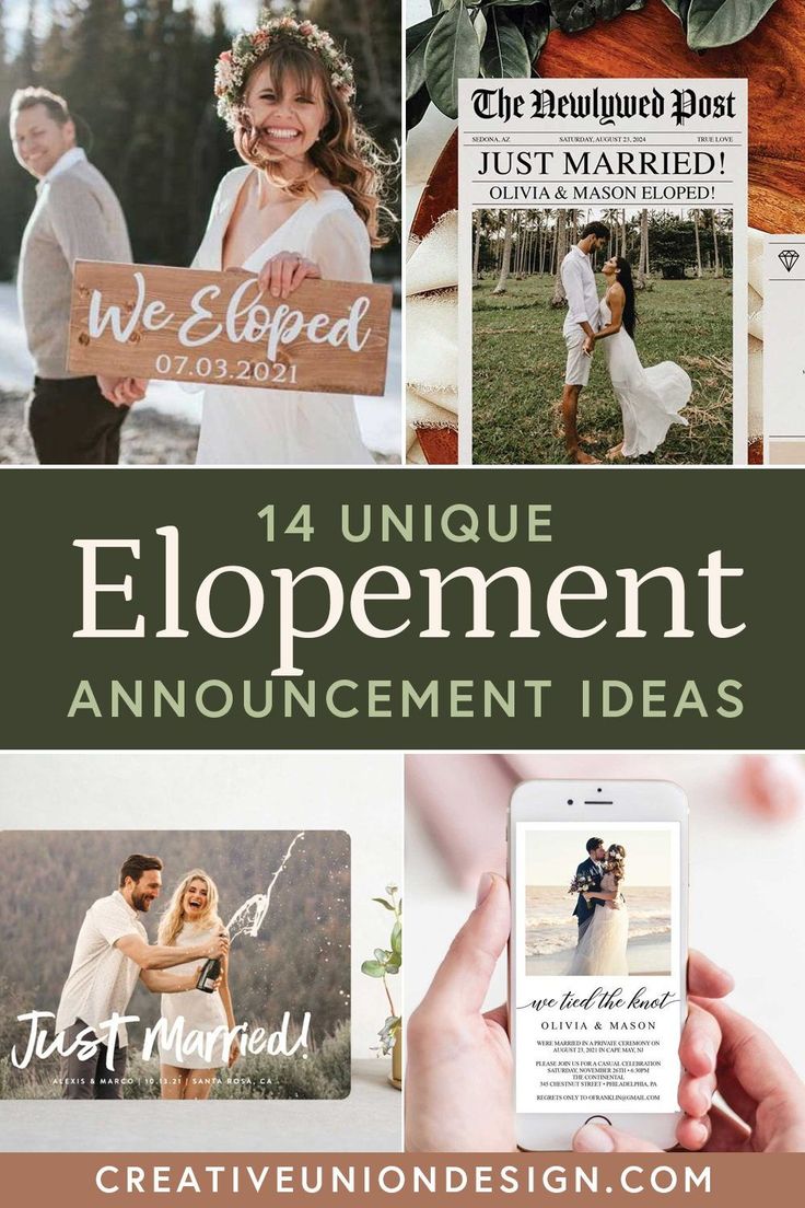 the ultimate guide to unique wedding announcement templates for your event or special event with photos and text