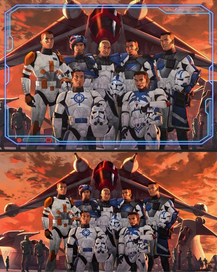 the star wars movie poster has been altered to look like they are from outer space