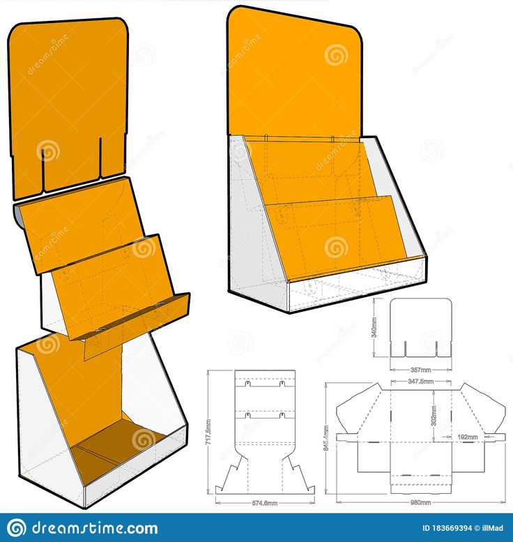 an open cardboard box with the lid cut out and ready to be used for packaging