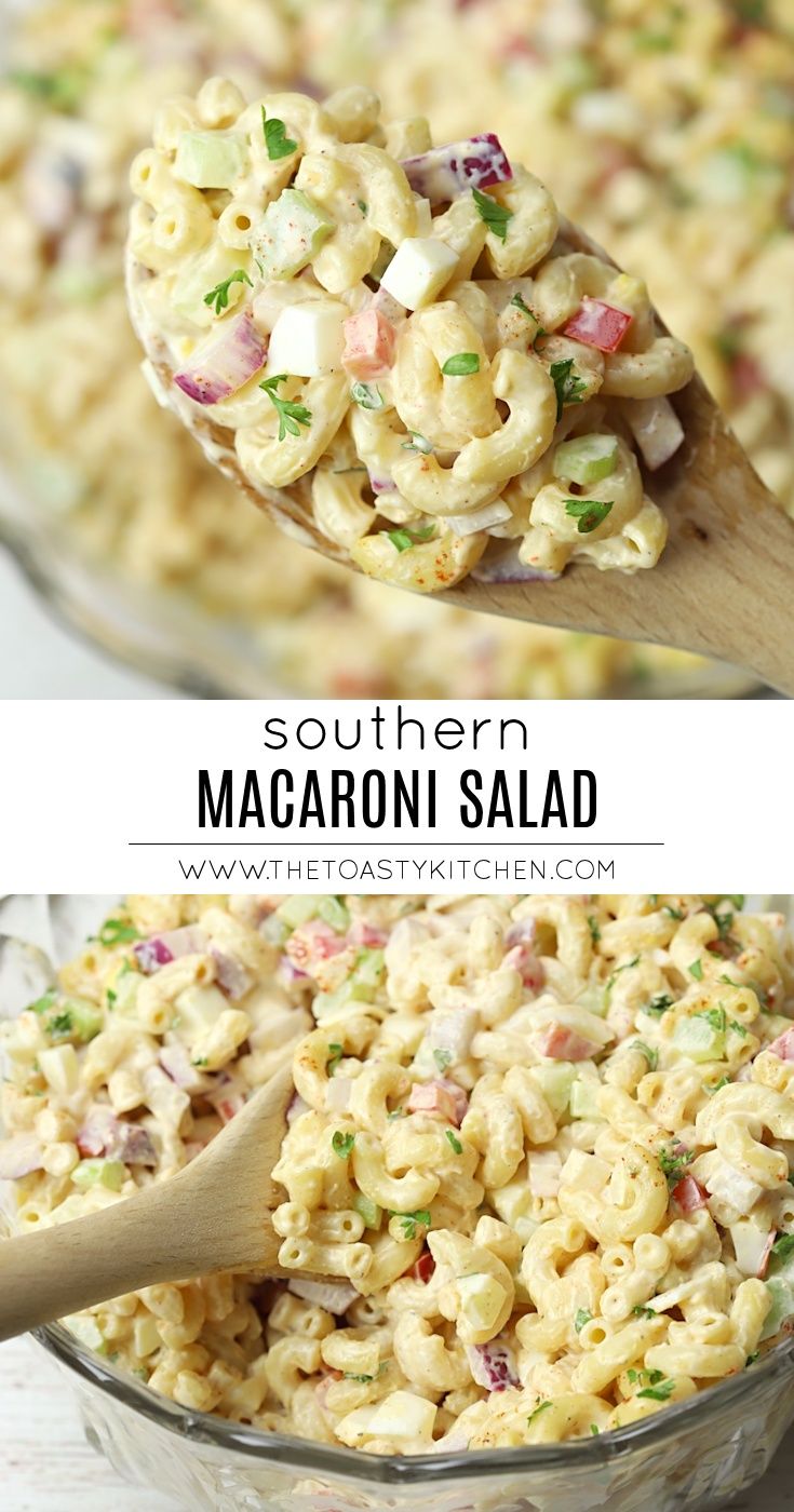 this southern macaroni salad is the perfect side dish for any meal