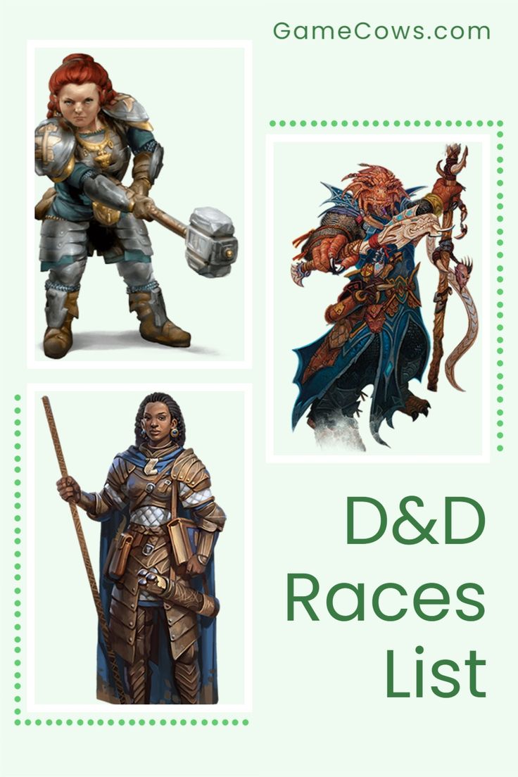 DnD Races List Dungeons and Dragons Dnd Character Races List, Dnd Characters Races, Rare Dnd Races, Fantasy Beings List, All Dnd Races, Dnd Humanoid Races, Dnd Ideas Characters, Dnd Races List, D N D Characters