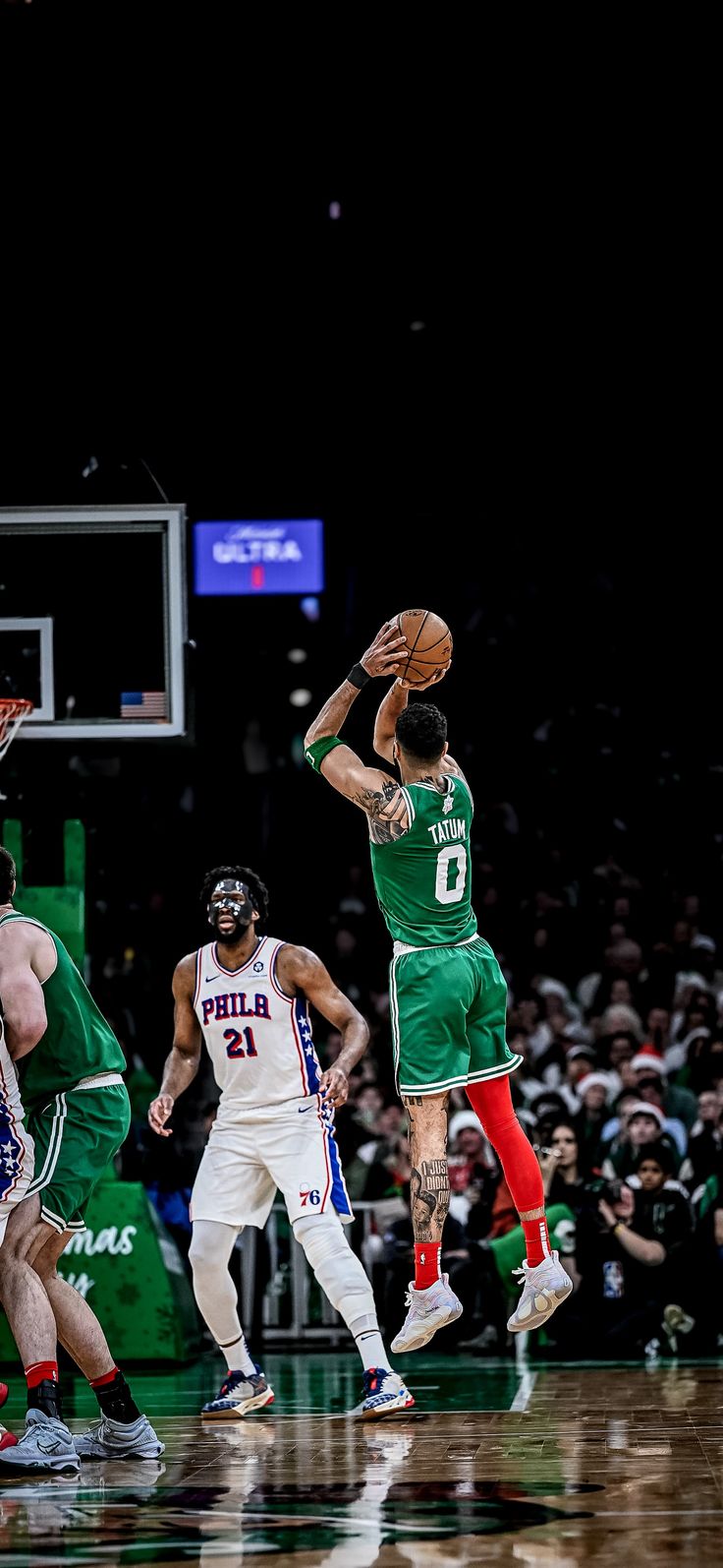 Jayson Tatum | Boston Celtics | Boston Celtics Vs Philadelphia 76ers 2024 | NBA Wallpaper | Photo Via: Boston Celtics Basketball Wallpapers, Nba Wallpaper, Basketball Is Life, Nba Wallpapers, Basketball Wallpaper, Nba Pictures, Wallpaper Photo, Jayson Tatum, Philadelphia 76ers