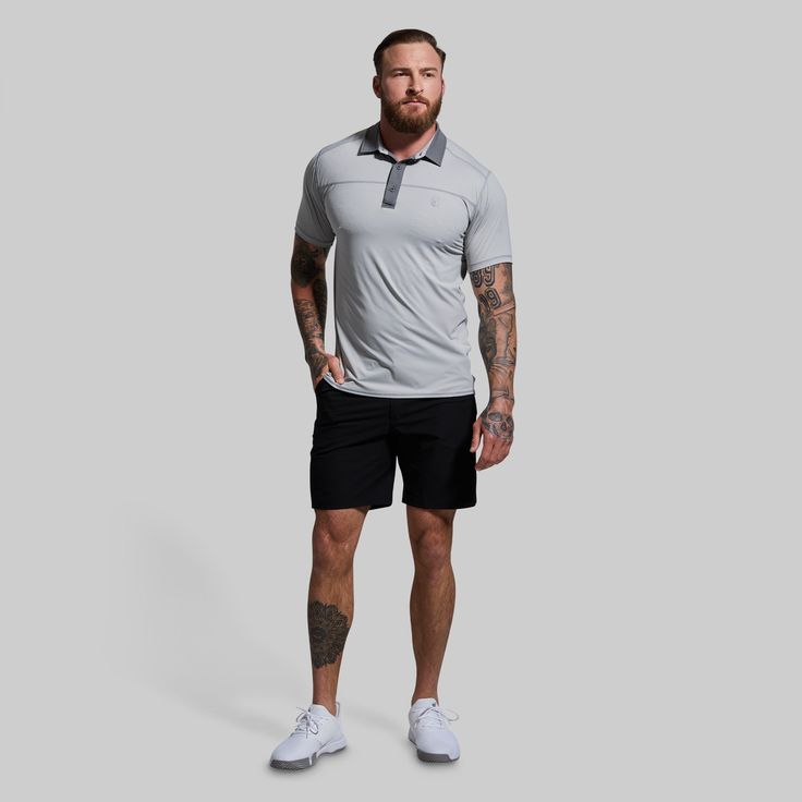 Breathability, functionality, adaptability—The Tek Polo was designed to hit every mark. Made for the men who are just as serious about good-looks as they are performance, this polo keeps you focused on perfecting your swing, not your apparel (but trust us, people will notice your style, too). Sporty Relaxed Fit Polo Shirt For Golf, Sporty Relaxed Fit Polo Shirt For Sports, Sporty Moisture-wicking 4-way Stretch Polo Shirt, Functional Polo Shirt With Go-dry, 4-way Stretch, Sporty Fitted Polo Shirt With Go-dry, Sporty Fitted Go-dry Polo Shirt, Functional Go-dry Polo Shirt With 4-way Stretch, Moisture-wicking Polo Shirt For Golf, Functional Black Polo Shirt With Moisture-wicking