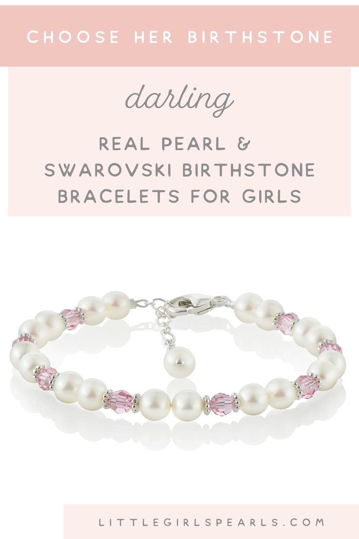 When you're far apart from your loved ones, it's nice to send a little sparkle their way - to let them know your'e thinking about them. With sizing newborn through adult, you're sure to find the perfect gift with the perfect fit. Personalized with her very own sparkly birthstone to make it extra special. Each piece comes gift wrapped in a pretty pink jewelry box to protect their heirloom gift. https://littlegirlspearls.com/collections/pearl-bracelets/products/darling-pearl-and-crystal-bracelet Sparkling Round Beads Jewelry For Gift, Gift Sparkling Jewelry With Round Beads, Elegant Crystal Jewelry For Birthday, Elegant Adjustable Pearl Bracelet With Birthstone, Elegant Personalized Beaded Bracelets For Birthday Gift, Round Pearl Crystal Bracelet For Gift, Elegant Silver Beaded Bracelets For Birthday Gift, Sparkling Crystal Bracelet Gift, Elegant Personalized Sterling Silver Beaded Bracelets