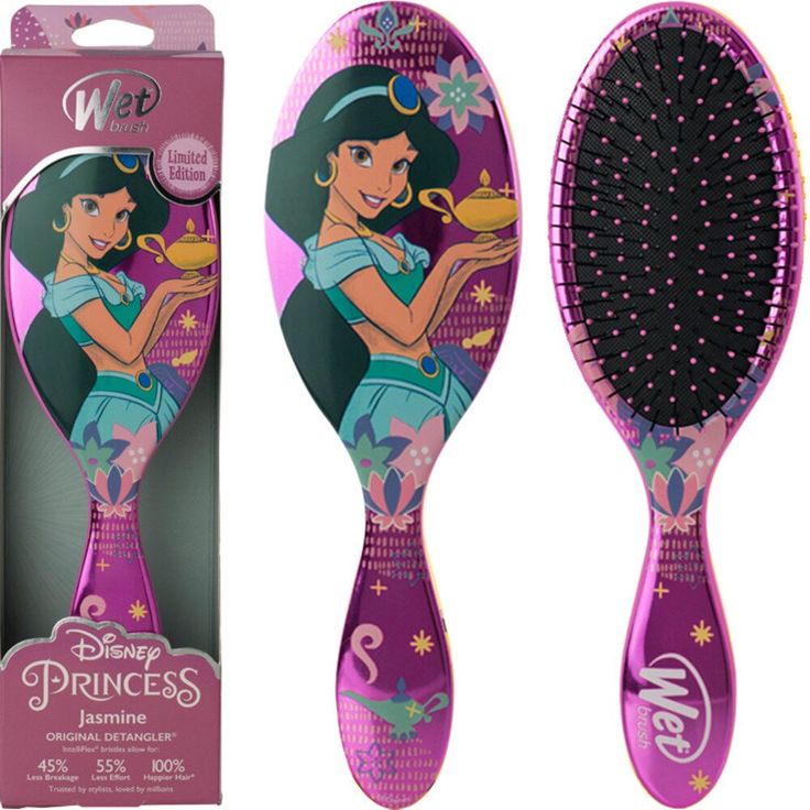 Wet Brush Pro - Disney Whole Hearted Princess Detangler / Jasmine Breaking Hair, Stop Dreaming, Never Stop Dreaming, Wet Brush, Princess Jasmine, Happy Hair, Cars Birthday, Disney Princesses, Dry Hair