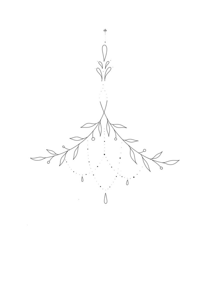 a line drawing of a tree with leaves